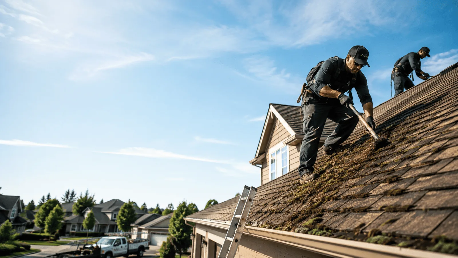 Roof Moss Removal in Hamilton, IL near me